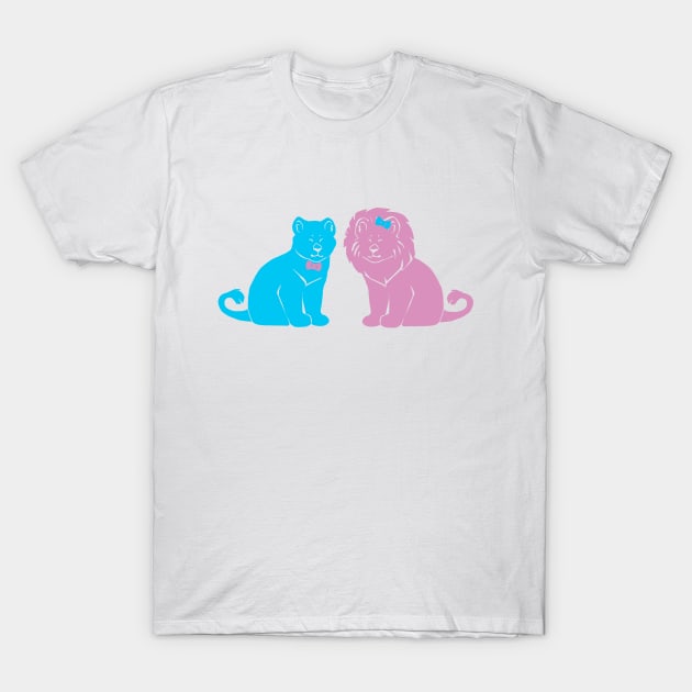 happy trans lions T-Shirt by raychromatic